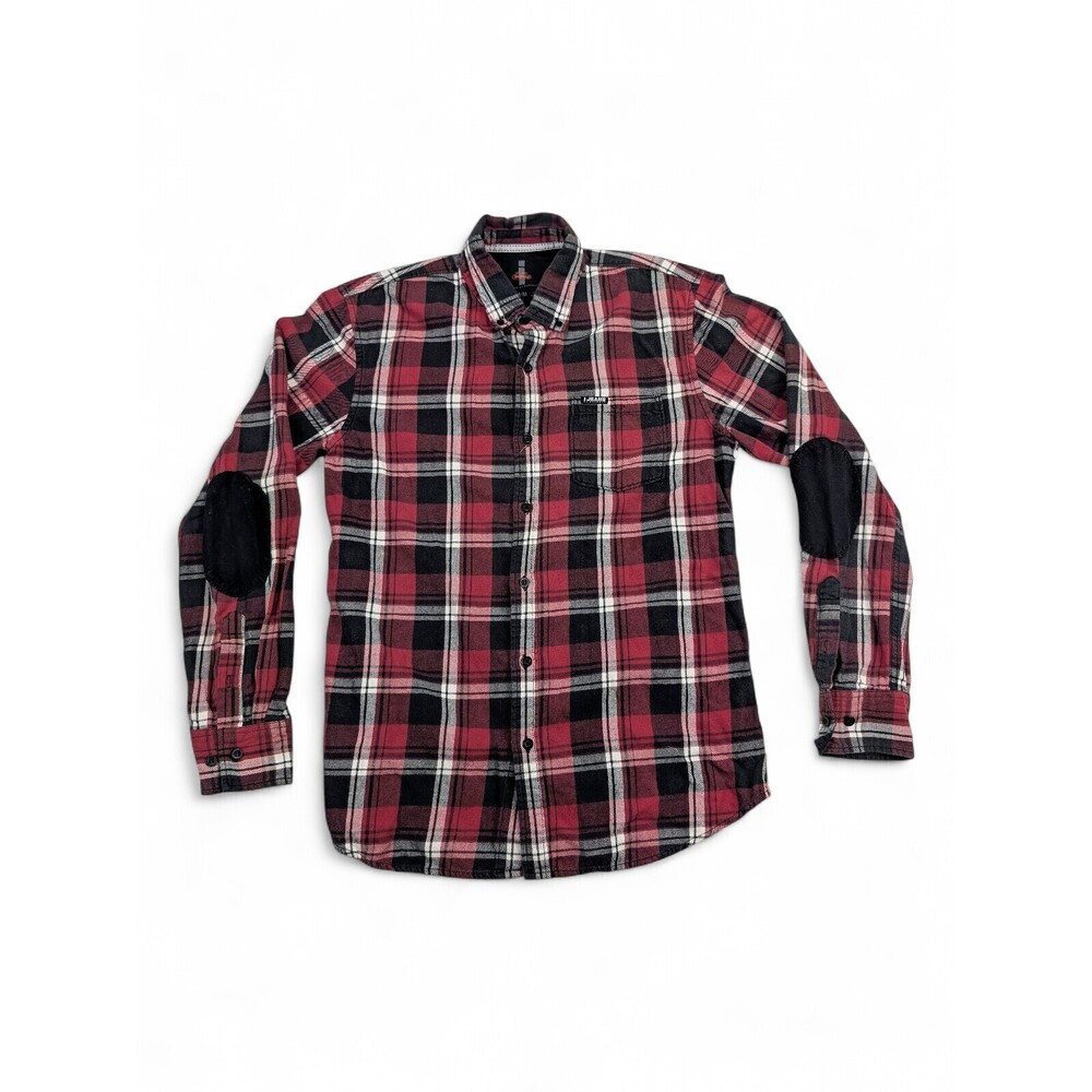 Buffalo David Bitton I Jeans Red Plaid Button-Down Shirt M‎